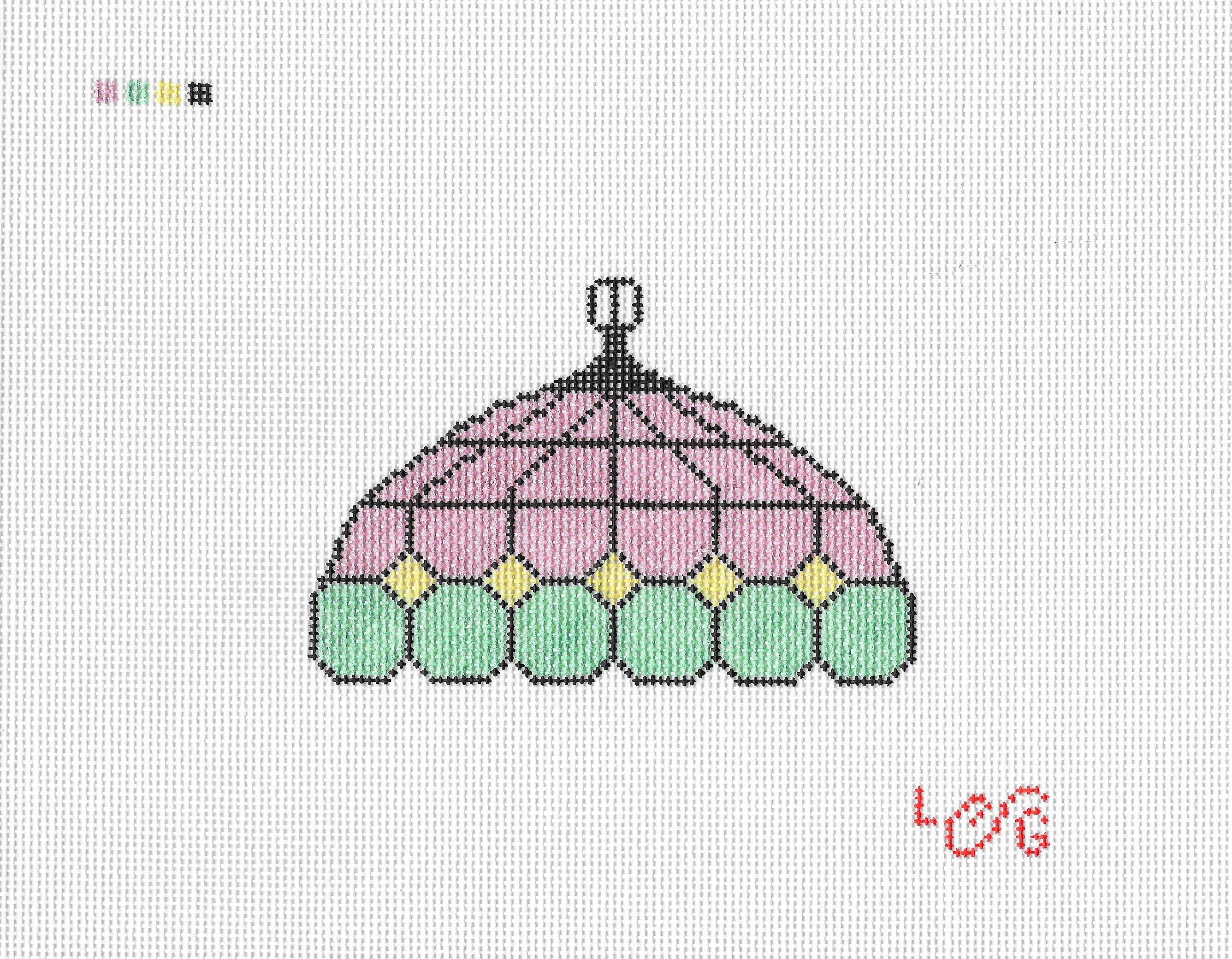 Pink & Green Lamp